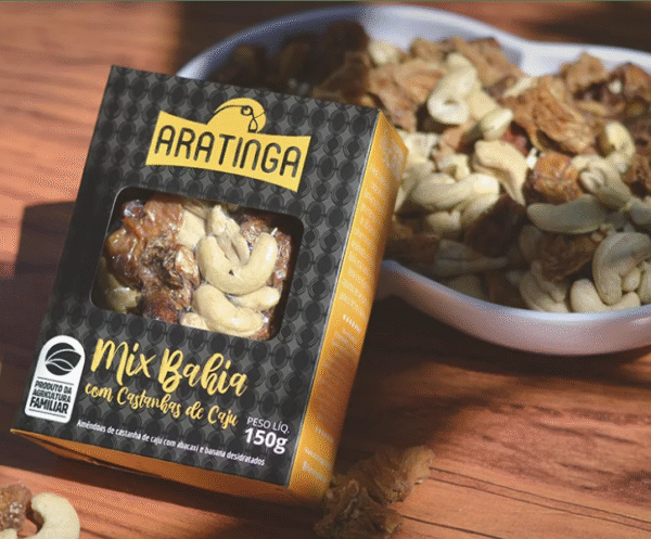 SNACK MIX BAHIA COM CASTANHA DE CAJU 150g - ARATINGA
