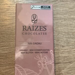 CHOCOLATE 70% CACAU 45g - RAIZES CHOCOLATES