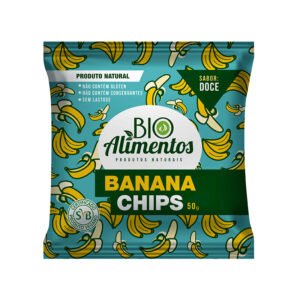 BANANA CHIPS DOCE 50g - BIO ALIMENTOS