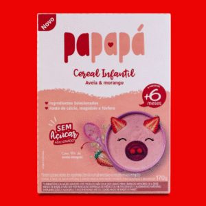 CEREAL INFANTIL SACHE AVEIA e MORANGO 170g - PAPAPA