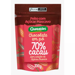 CHOCOLATE EM PO 70% CACAU 200g - GUIMARAES
