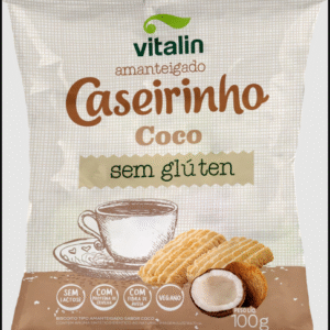CASEIRINHOS COCO BISCOITO AMANTEIGADO 100g - VITALIN