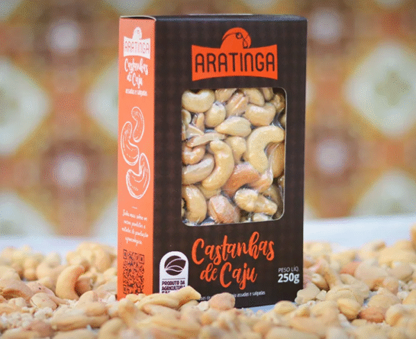 SNACK CASTANHA DE CAJU ASSADA 250g - ARATINGA