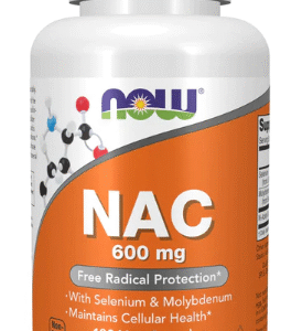 NAC N-acetil Cisteina 600mg NOW Foods 100 Capsulas