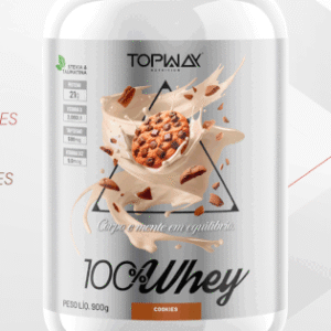 100% WHEY CONCENTRADO COOKIES 900G - TOPWAY