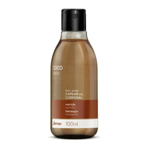 OLEO CAPILAR E CORPORAL COCO 100ml - FARMAX