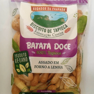 BISCOITO TAPIOCA VEGANO AVOADOR DA CHAPADA BATATA DOCE 100g