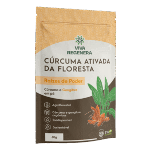 CURCUMA ATIVADA DA FLORESTA SEM PIMENTA 60G - VIVA REGENERA