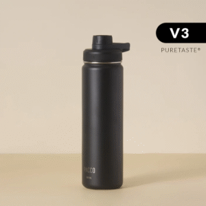 HYDRA V3 PRETA PURETASTE 650ml - GARRAFA TERMICA PACCO