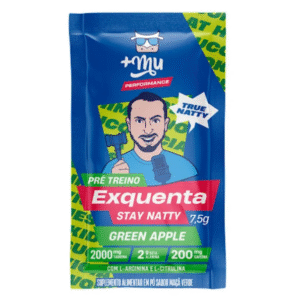 EXQUENTA STAY NATTY PRE TREINO GREEN APPLE 7,5g +MU