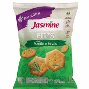 BISCOITOS BITES AZEITE E ERVAS 25g - JASMINE
