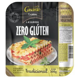 MASSA DE LASANHA TRADICIONAL VEGANA 300g - CASARAO