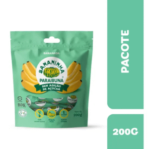 PACOTE BANANINHA PARAIBUNA SEM ACUCAR 200g