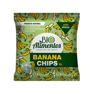 BANANA CHIPS ORIGINAL 50g - BIO ALIMENTOS
