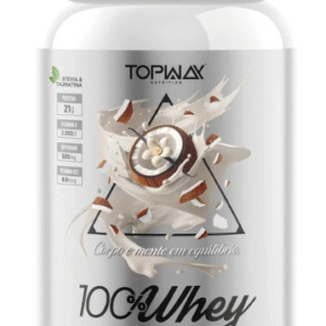 100% WHEY CONCENTRADO COCO COM BAUNILHA 900G - TOPWAY