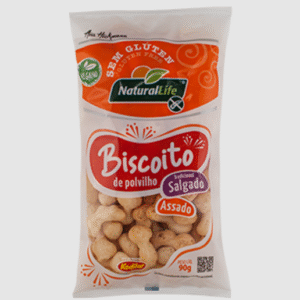 BISCOITO POLVILHO CEBOLA e SALSA VEGANO 90g - NATURAL LIFE