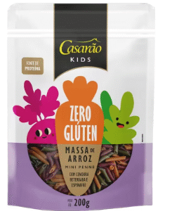 MASSA MINI PENNE KIDS TRICOLOR 200g - CASARAO