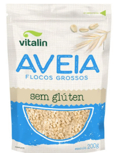 AVEIA FLOCOS GROSSOS SEM GLUTEN 200g - VITALIN