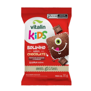 BOLINHO KIDS CHOCOLATE SEM GLUTEN 30g - VITALIN