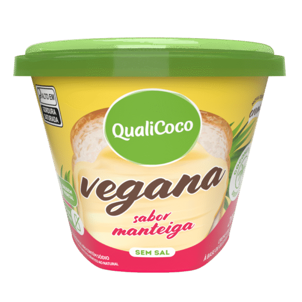 VEGANA SEM SAL SABOR MANTEIGA 200g - QUALICOCO
