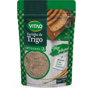 FARINHA DE TRIGO INTEGRAL 500g - VITAO