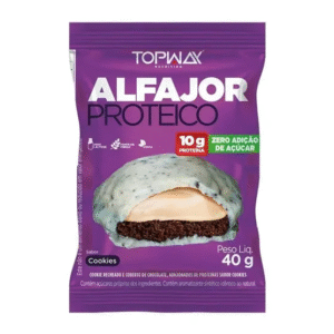 ALFAJOR PROTEICO COOKIES 10g DE PROTEINA 40g - TOPWAY