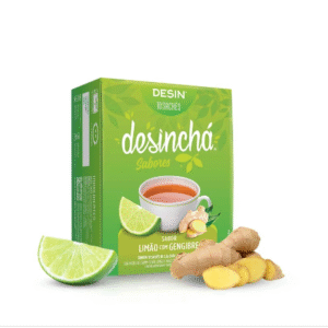 CAIXA DESINCHA LIMAO COM GENGIBRE 10 SACHES - DESINCHA