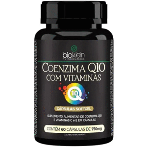 COENZIMA Q10 COM VITAMINAS C e E 750mg 60caps - BIOKLEIN