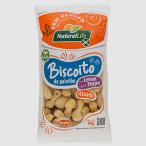 BISCOITO POLVILHO LEMON PEPPER VEGANO 90g - NATURAL LIFE
