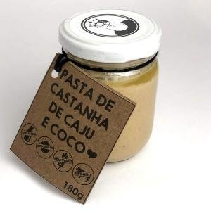 PASTA DE CASTANHA DE CAJU E COCO 180g - MEU REI