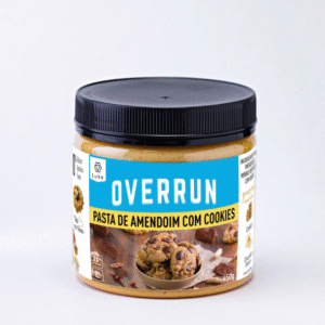 PASTA DE AMENDOIM COOKIES ZERO ACUCAR 450g - OVERRUN