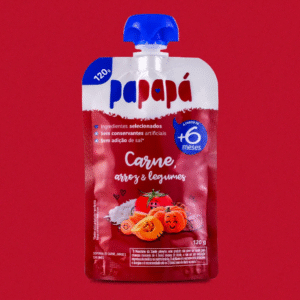 PAPINHA DE CARNE ARROZ e LEGUMES 120g - PAPAPA