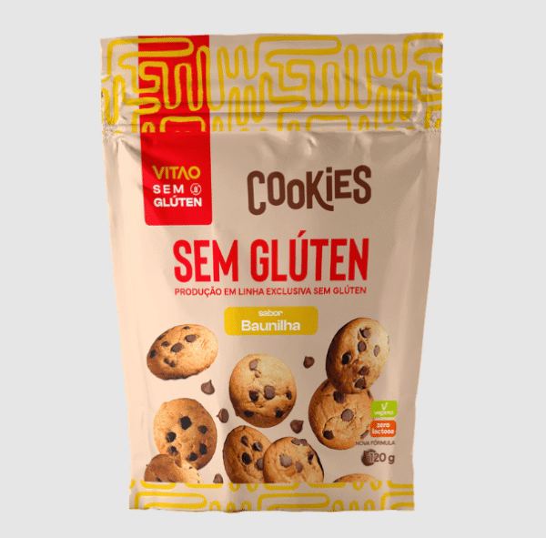 COOKIES BAUNILHA SEN GLUTEN 120g - VITAO