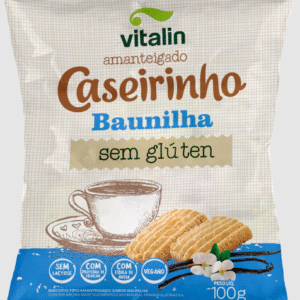 CASEIRINHOS BAUNILHA BISCOITO AMANTEIGADO 100g - VITALIN