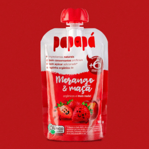 PAPINHA ORGANICA MACA e MORANGO 100g - PAPAPA