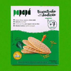 BISCOITO PRIMEIRA DENTICAO VEGETAIS 36g - PAPAPA