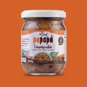 Papinha Organica Caseirinho La Chef Arroz, Feijao, Carne e Legumes 180g - Papapa
