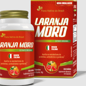 LARANJA MORO PICOLINATO DE CROMO 60caps - FLORA NATIVA DO BR