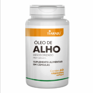 OLEO DE ALHO DESODORIZADO 500mg 60caps - TIARAJU
