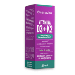 VITAMINA D3+K2 GOTAS 20ml - SANAVITA