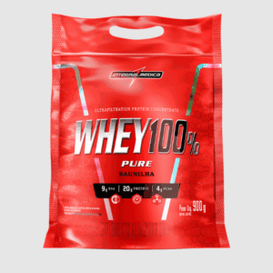 WHEY BAUNILHA INTEGRAL MEDICA 100 PURE 900g - POUCH