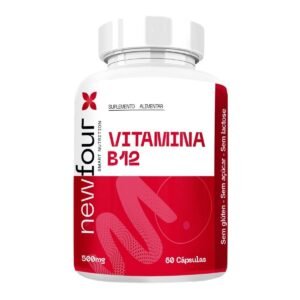 VITAMINA B12 60caps - NEW FOUR / 4ELEMENTOS