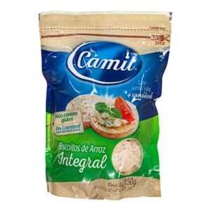 BISCOITO DE ARROZ INTEGRAL 150g - CAMIL