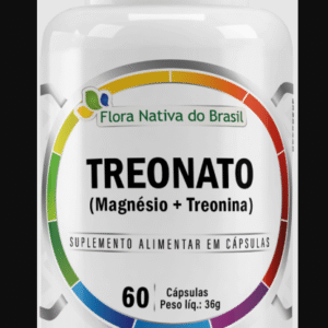 TREONATO MAGNESIO TREONINA 60caps - FLORA NATIVA DO BRASIL