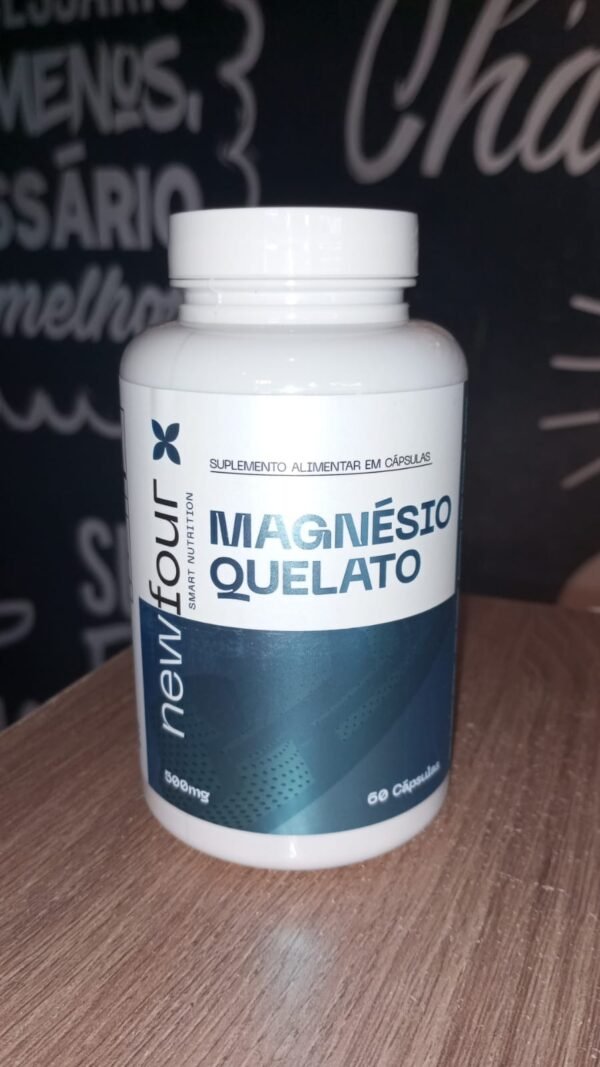 MAGNESIO QUELATO 500mg 60caps - 4ELEMENTOS / NEW FOUR - Imagem 2
