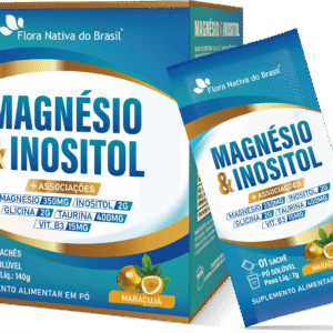 MAGNESIO INOSITOL + ASSOC 20 SACHES MARACUJA - FLOR NATIVA