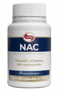 NAC - N ACETIL CISTEINA 60 CAPSULAS 750MG - VITAFOR