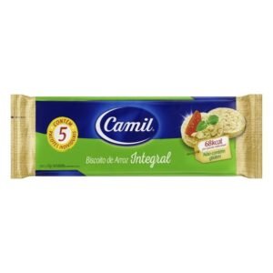 BISCOITO DE ARROZ INTEGRAL MINI 90G - CAMIL