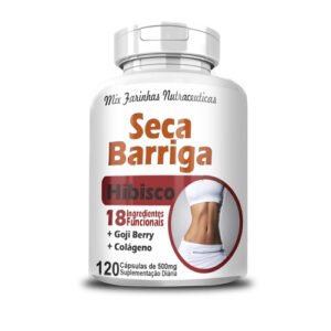 SECA BARRIGA COM HIBISCO 500MG 120 CAPS