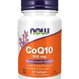 CoQ10 NOW 50caps 100mg